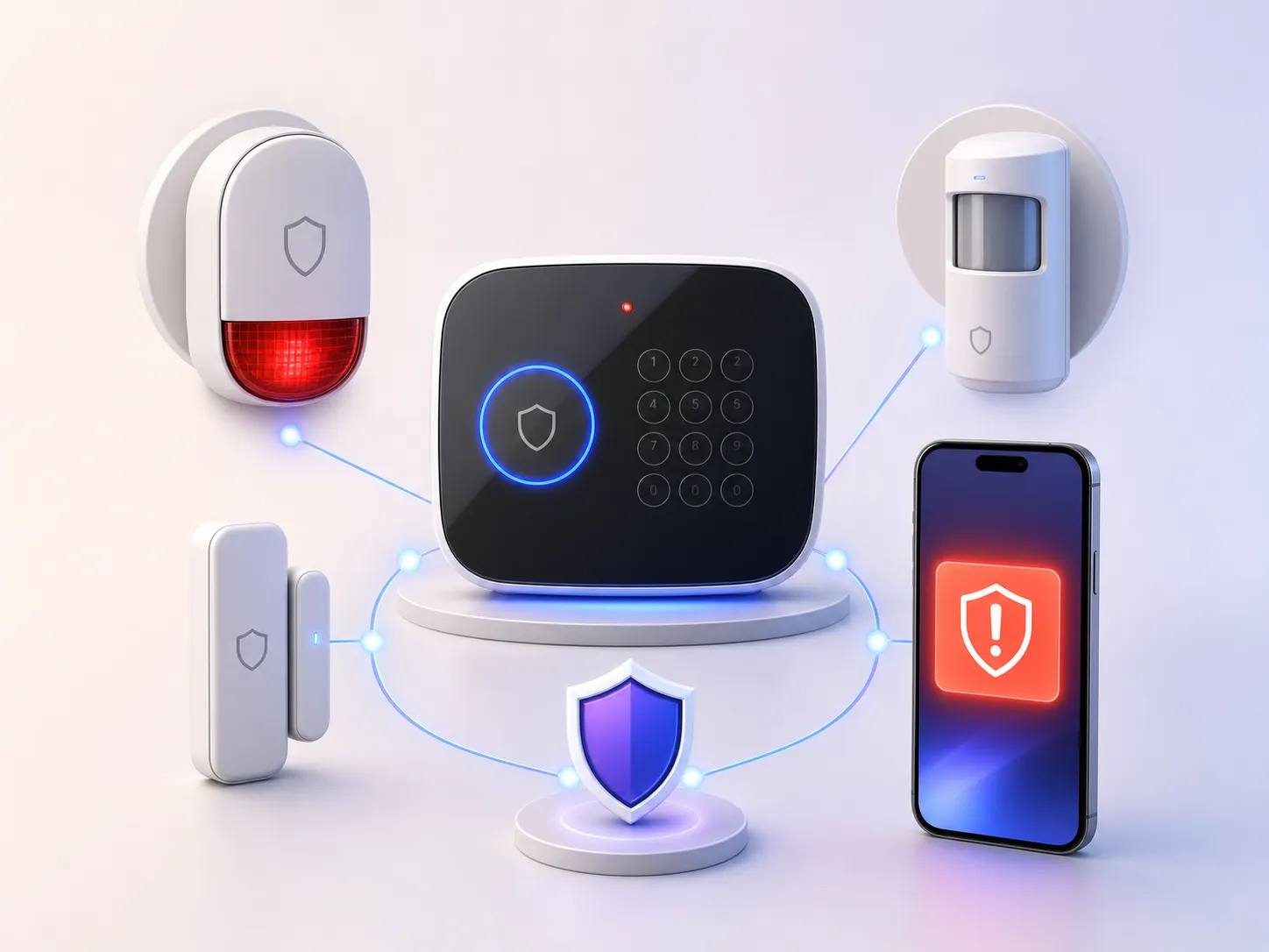 Smart Alarm System Testing illustration