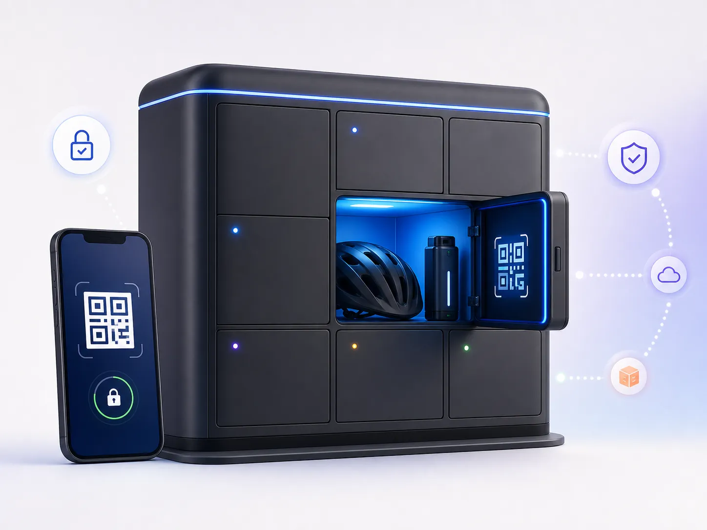 Smart Mobility Locker Testing illustration